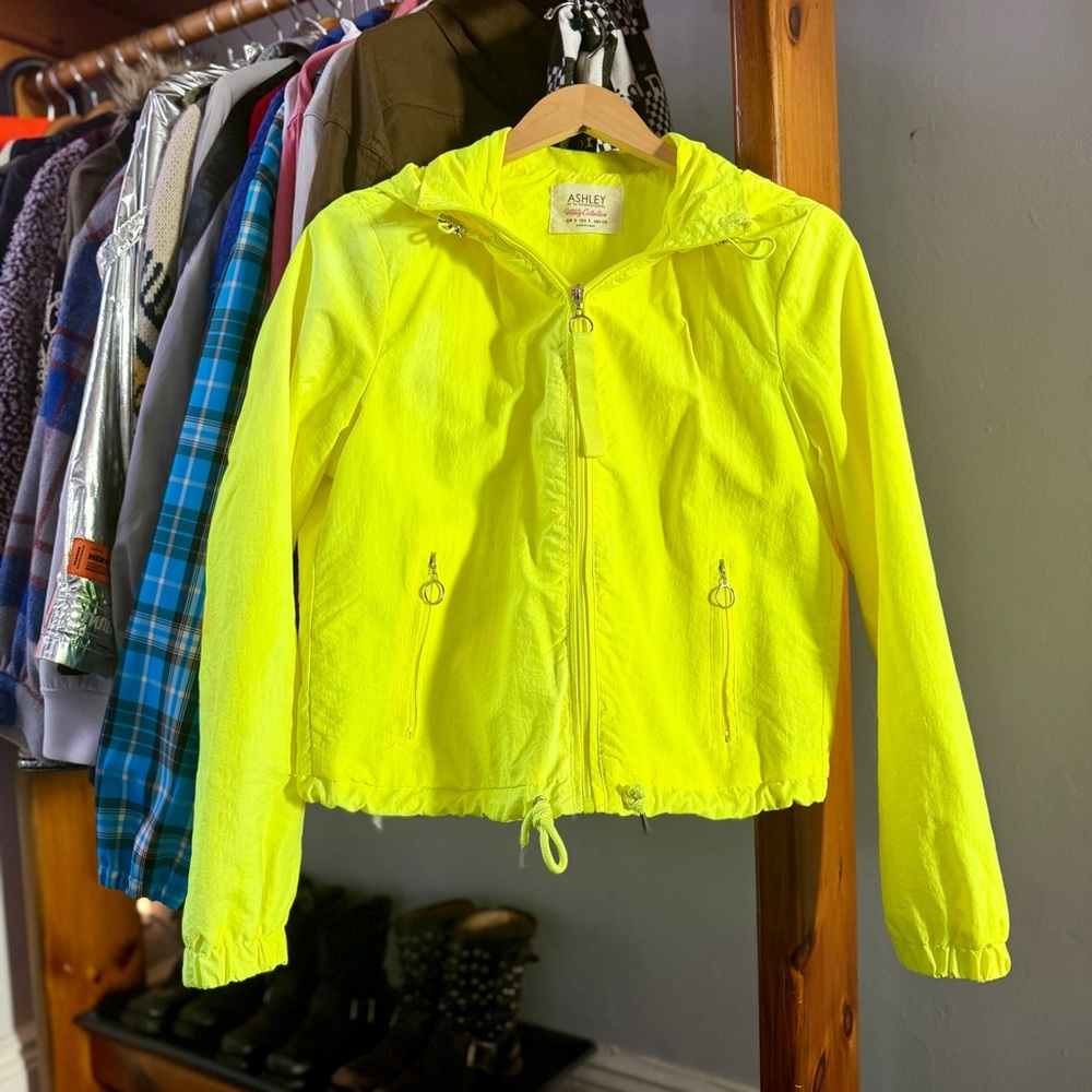 Ashley by 26 Internation NWT Neon Green Jacket (S)